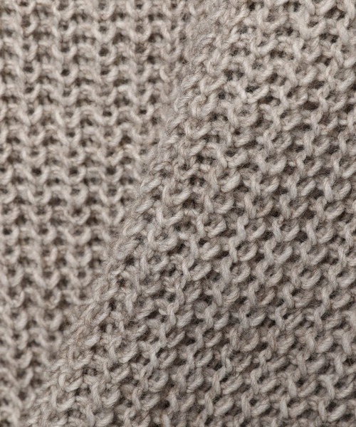 LEPSIM（レプシィム）の「３Ｇイタリアアゼニット　951916（ニット/セーター・レディース・チャコールグレー/ラベンダー/マスタード/グレイッシュベージュ・FREE）」の14枚目の写真