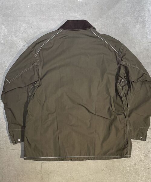 Barbour（バブアー）の「and wander × Barbour / アンドワンダー×バブア―　 Barbour CORDURA shirt バブアーコーデュラシャツ 5741281047（ブルゾン・レディース・カーキ・0）」の12枚目の写真