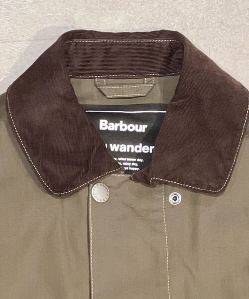 Barbour（バブアー）の「and wander × Barbour / アンドワンダー×バブア―　 Barbour CORDURA shirt バブアーコーデュラシャツ 5741281047（ブルゾン・レディース・カーキ・0）」の13枚目の写真