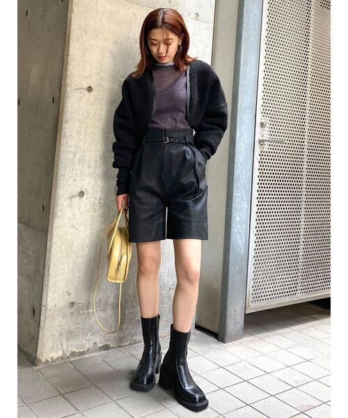 EMODA（エモダ）の「セミサークルバッグ（ハンドバッグ・レディース・ブラック/イエロー・FREE）」の9枚目の写真