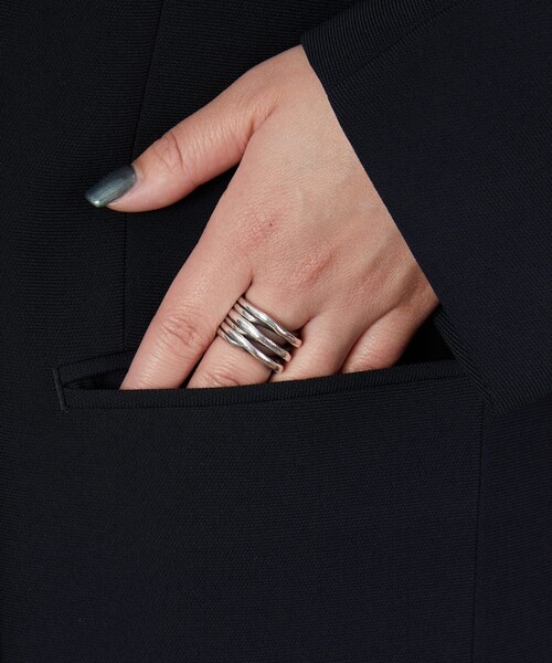 FREAK'S STORE（フリークスストア）の「▽【WEB限定】紺ブレザージャケット（テーラードジャケット・レディース・ネイビー/ナチュラル・ﾌﾘ-）」の21枚目の写真