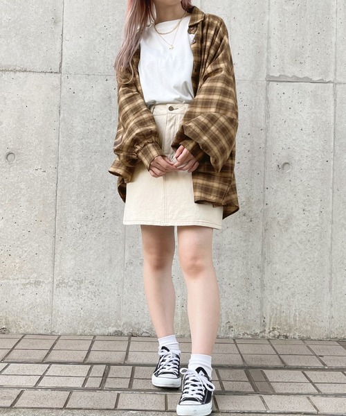 apres jour(アプレジュール)の「チェックオーバーシャツ【ZOZOTOWN限定アイテム】(シャツ/ブラウス・レディース・グリーン系その他/モカ/アイボリー/ブラウン系その他・フリー/X-LARGE)」の17枚目の写真