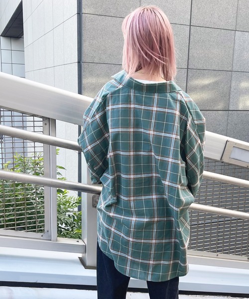 apres jour(アプレジュール)の「チェックオーバーシャツ【ZOZOTOWN限定アイテム】(シャツ/ブラウス・レディース・グリーン系その他/モカ/アイボリー/ブラウン系その他・フリー/X-LARGE)」の18枚目の写真