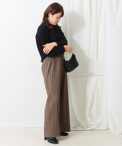 libelle more（リベル モア）の「カットツイル　ボックスプリーツパンツ（その他パンツ・レディース・ライトカーキ/ブラック/カーキ/イエロー・M/L）」の7枚目の写真