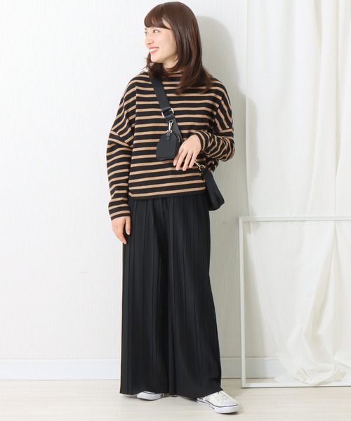 libelle more（リベル モア）の「カットツイル　ボックスプリーツパンツ（その他パンツ・レディース・ライトカーキ/ブラック/カーキ/イエロー・M/L）」の5枚目の写真