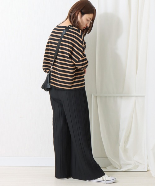 libelle more（リベル モア）の「カットツイル　ボックスプリーツパンツ（その他パンツ・レディース・ライトカーキ/ブラック/カーキ/イエロー・M/L）」の9枚目の写真