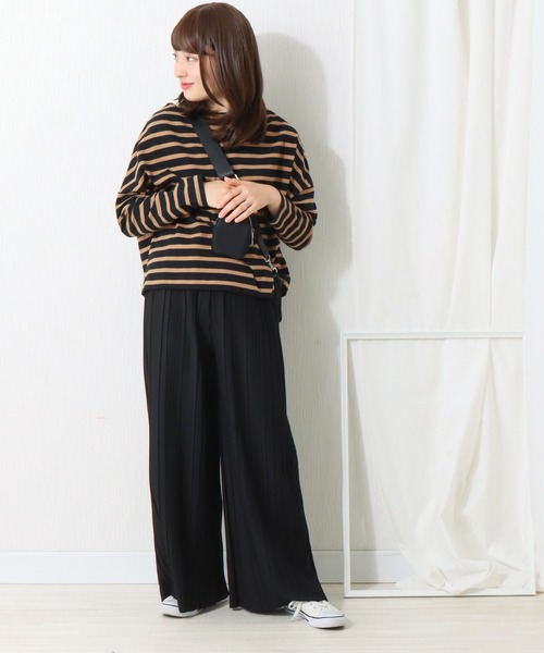 libelle more（リベル モア）の「カットツイル　ボックスプリーツパンツ（その他パンツ・レディース・ライトカーキ/ブラック/カーキ/イエロー・M/L）」の13枚目の写真