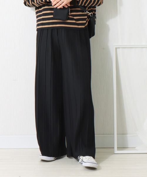 libelle more（リベル モア）の「カットツイル　ボックスプリーツパンツ（その他パンツ・レディース・ライトカーキ/ブラック/カーキ/イエロー・M/L）」の16枚目の写真