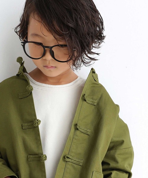 antiqua（アンティカ）の「こなれ感高まる！優秀チャイナジャケット（テーラードジャケット・キッズ・カーキ/ナチュラル/ブルー系その他・4/3/5）」の18枚目の写真