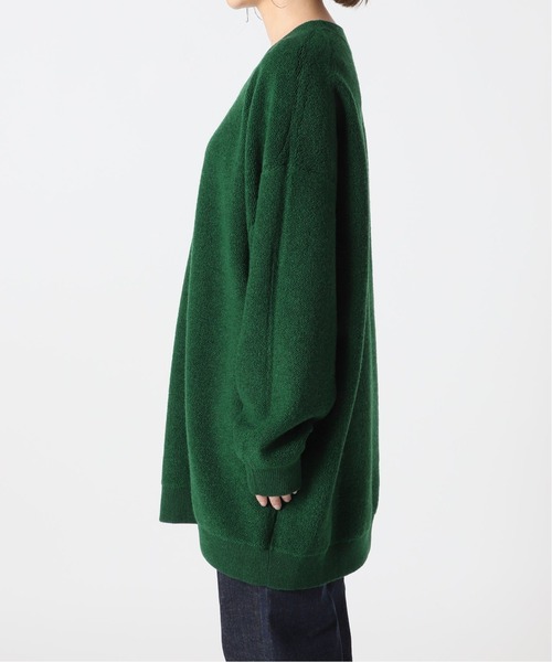 SLOBE IENA(スローブイエナ)の「リバーシブルパイルプルオーバー◆(ニット/セーター・レディース・グリーン/グレー・FREE)」の13枚目の写真