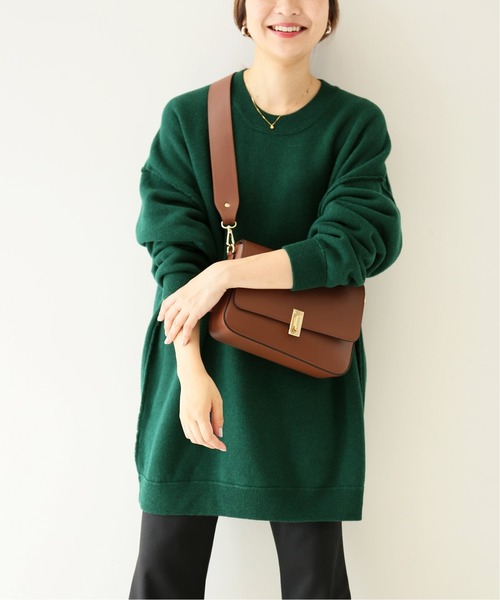 SLOBE IENA(スローブイエナ)の「リバーシブルパイルプルオーバー◆(ニット/セーター・レディース・グリーン/グレー・FREE)」の9枚目の写真