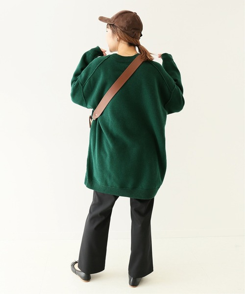 SLOBE IENA(スローブイエナ)の「リバーシブルパイルプルオーバー◆(ニット/セーター・レディース・グリーン/グレー・FREE)」の7枚目の写真