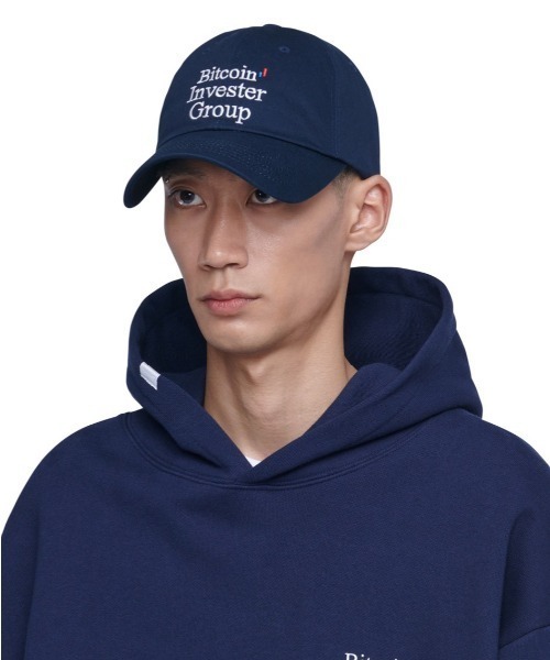 NOMANUAL（NOMANUAL）の「【NOMANUAL】BITCOIN GROUP BALL CAP（キャップ・メンズ・ホワイト/ブラック/ネイビー・ONE SIZE）」の3枚目の写真