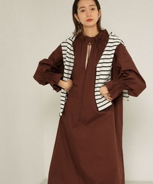 KBF | 2WAYフリルカラーワンピース(ワンピース)