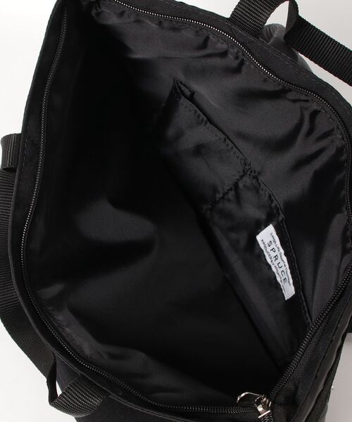 SPRUCE（スプルース）の「EM:SPRUCE　ストレートコードリュック（バックパック/リュック・レディース・ブラック/ブルー・FREE）」の3枚目の写真
