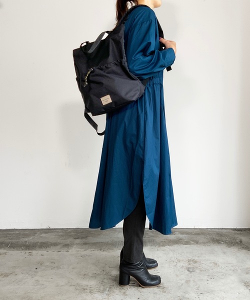 SPRUCE（スプルース）の「EM:SPRUCE　ストレートコードリュック（バックパック/リュック・レディース・ブラック/ブルー・FREE）」の2枚目の写真