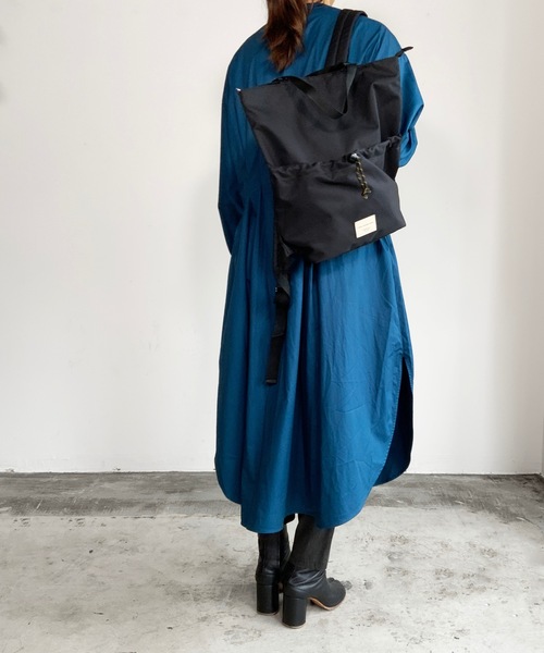 SPRUCE（スプルース）の「EM:SPRUCE　ストレートコードリュック（バックパック/リュック・レディース・ブラック/ブルー・FREE）」の7枚目の写真