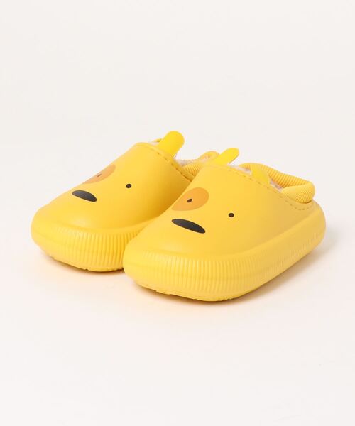 aimoha(アイモハ)の「【aimoha-KIDS-】【定番】激かわいいアニマルシリーズ 暖かい裏フリースルームシューズ(ルームシューズ/スリッパ・キッズ・ブルー/オレンジ/イエロー/ピンク・19/17/21/18/16/20/22)」の6枚目の写真