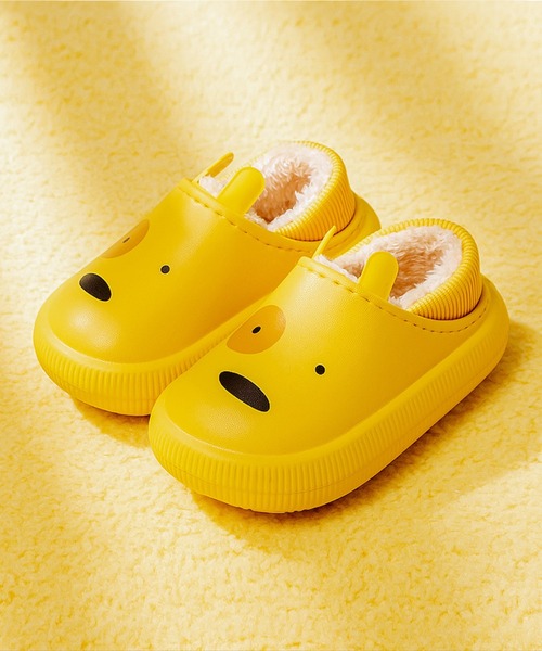 aimoha(アイモハ)の「【aimoha-KIDS-】【定番】激かわいいアニマルシリーズ 暖かい裏フリースルームシューズ(ルームシューズ/スリッパ・キッズ・ブルー/オレンジ/イエロー/ピンク・19/17/21/18/16/20/22)」の16枚目の写真