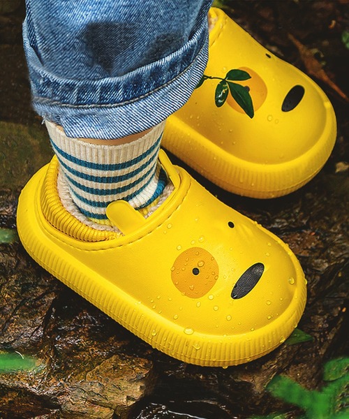 aimoha(アイモハ)の「【aimoha-KIDS-】【定番】激かわいいアニマルシリーズ 暖かい裏フリースルームシューズ(ルームシューズ/スリッパ・キッズ・ブルー/オレンジ/イエロー/ピンク・19/17/21/18/16/20/22)」の14枚目の写真