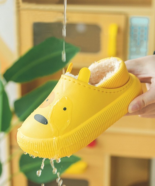 aimoha(アイモハ)の「【aimoha-KIDS-】【定番】激かわいいアニマルシリーズ 暖かい裏フリースルームシューズ(ルームシューズ/スリッパ・キッズ・ブルー/オレンジ/イエロー/ピンク・19/17/21/18/16/20/22)」の8枚目の写真