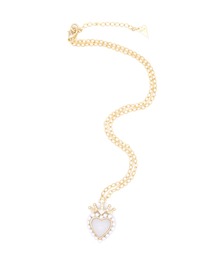 ハートティアラネックレス