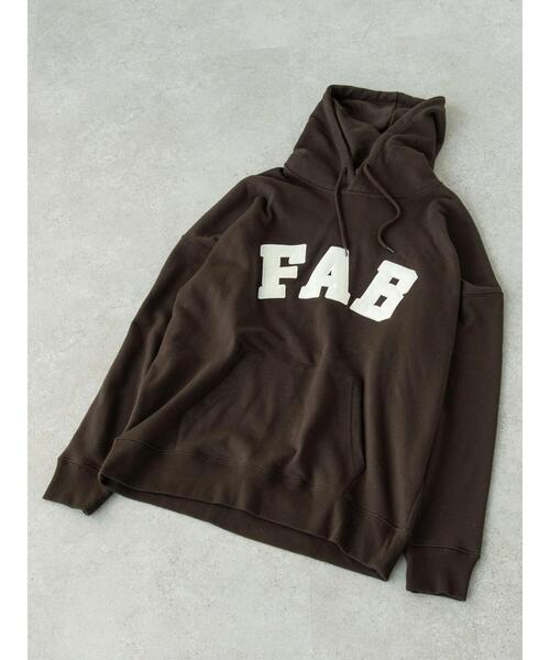 SEVENDAYS=SUNDAY（セブンデイズサンデイ）の「ワッペン刺繍裏毛パーカーA　＊（パーカー・レディース・チャコールグレー/ブラウン/アイボリー・L/S/M）」の6枚目の写真