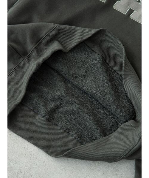 SEVENDAYS=SUNDAY（セブンデイズサンデイ）の「ワッペン刺繍裏毛パーカーA　＊（パーカー・レディース・チャコールグレー/ブラウン/アイボリー・L/S/M）」の8枚目の写真