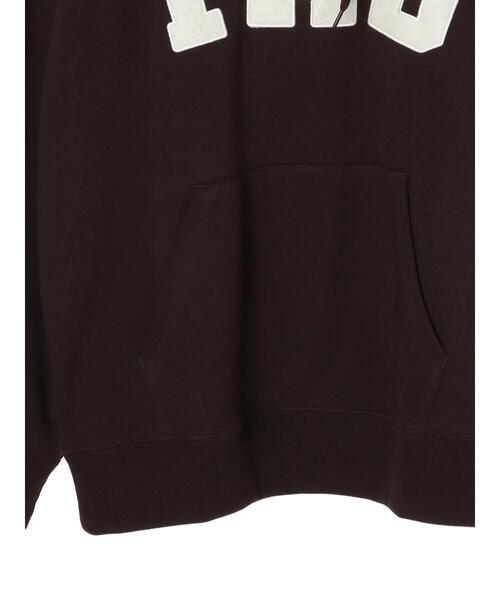 SEVENDAYS=SUNDAY（セブンデイズサンデイ）の「ワッペン刺繍裏毛パーカーA　＊（パーカー・レディース・チャコールグレー/ブラウン/アイボリー・L/S/M）」の13枚目の写真