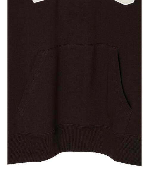 SEVENDAYS=SUNDAY（セブンデイズサンデイ）の「ワッペン刺繍裏毛パーカーA　＊（パーカー・レディース・チャコールグレー/ブラウン/アイボリー・L/S/M）」の16枚目の写真