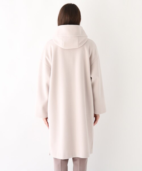 index（インデックス）の「◆カットメルトンフーディロングコート【WEB限定サイズ】（その他アウター・レディース・ネイビー/ブラウン系その他/ナチュラル・40/38/42/36）」の13枚目の写真