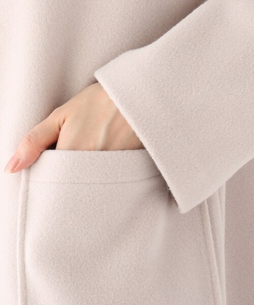 index（インデックス）の「◆カットメルトンフーディロングコート【WEB限定サイズ】（その他アウター・レディース・ネイビー/ブラウン系その他/ナチュラル・40/38/42/36）」の12枚目の写真