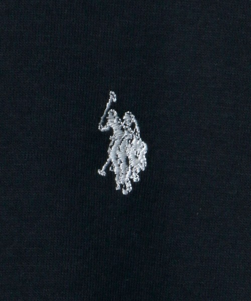 U.S. POLO ASSN.（ユーエスポロアッスン）の「U.S.POLO ASSN. （ユーエスポロアッスン）ワンポイントロゴ刺繍 スウェットトレーナー/ユニセックス/無地（スウェット・メンズ・ホワイト/ブラック/ダークグリーン/ベージュ/ネイビー/サックスブルー/アッシュグレー/グレー/グリーン/チャコールグレー・LL/M/L）」の21枚目の写真
