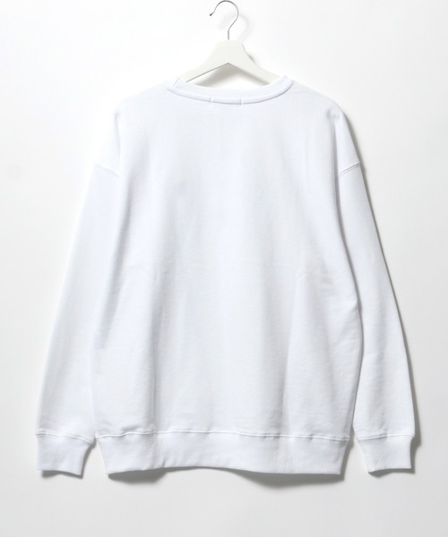 U.S. POLO ASSN.（ユーエスポロアッスン）の「U.S.POLO ASSN. （ユーエスポロアッスン）ワンポイントロゴ刺繍 スウェットトレーナー/ユニセックス/無地（スウェット・メンズ・ホワイト/ブラック/ダークグリーン/ベージュ/ネイビー/サックスブルー/アッシュグレー/グレー/グリーン/チャコールグレー・LL/M/L）」の12枚目の写真