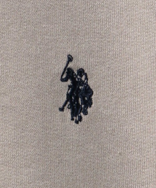 U.S. POLO ASSN.（ユーエスポロアッスン）の「U.S.POLO ASSN. （ユーエスポロアッスン）ワンポイントロゴ刺繍 スウェットトレーナー/ユニセックス/無地（スウェット・メンズ・ホワイト/ブラック/ダークグリーン/ベージュ/ネイビー/サックスブルー/アッシュグレー/グレー/グリーン/チャコールグレー・LL/M/L）」の17枚目の写真