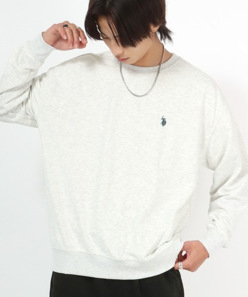 セール】U.S.POLO ASSN. ワンポイントロゴ刺繍 スウェット