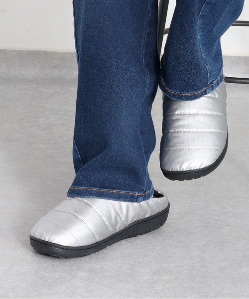 ノーネーム MIWA SABOT STK サボサンダルスリッポン グレー 37