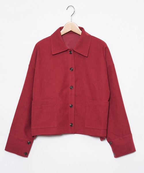 AS KNOW AS de base(アズノゥアズドゥバズ)の「キレイーなシャウター(その他アウター・レディース・ブラック/チャコールグレー/ピンク・FREE)」の1枚目の写真