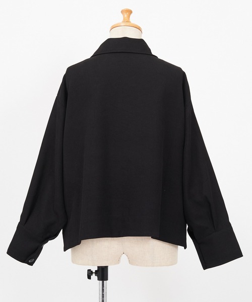 AS KNOW AS de base(アズノゥアズドゥバズ)の「キレイーなシャウター(その他アウター・レディース・ブラック/チャコールグレー/ピンク・FREE)」の6枚目の写真