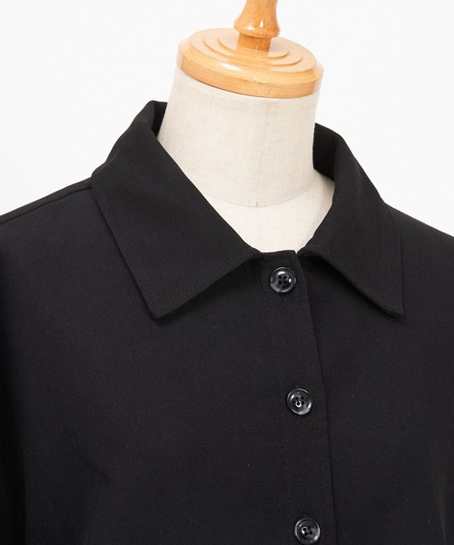 AS KNOW AS de base(アズノゥアズドゥバズ)の「キレイーなシャウター(その他アウター・レディース・ブラック/チャコールグレー/ピンク・FREE)」の7枚目の写真