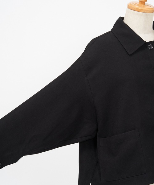 AS KNOW AS de base(アズノゥアズドゥバズ)の「キレイーなシャウター(その他アウター・レディース・ブラック/チャコールグレー/ピンク・FREE)」の8枚目の写真