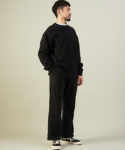 green label relaxing（グリーンレーベルリラクシング）の「コットン アゼリンクス ガンジー ニット -ウォッシャブル-（ニット/セーター・メンズ・オフホワイト/ブラック/レッド・M/S/L/XL）」の5枚目の写真