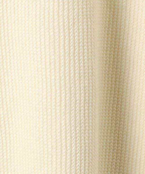 green label relaxing（グリーンレーベルリラクシング）の「コットン アゼリンクス ガンジー ニット -ウォッシャブル-（ニット/セーター・メンズ・オフホワイト/ブラック/レッド・M/S/L/XL）」の21枚目の写真