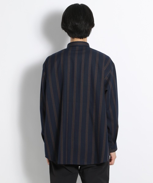 niko and...（ニコアンド）の「柄ファティーグポケットシャツ（シャツ/ブラウス・メンズ・ネイビー/ブラウン/アイボリー・MEDIUM/LARGE）」の13枚目の写真