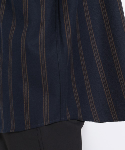 niko and...（ニコアンド）の「柄ファティーグポケットシャツ（シャツ/ブラウス・メンズ・ネイビー/ブラウン/アイボリー・MEDIUM/LARGE）」の17枚目の写真