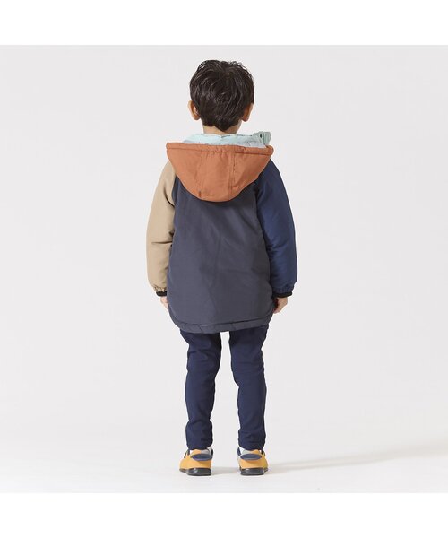 BREEZE(ブリーズ)の「クレイジー中綿ジャケット(ダウンジャケット/コート・キッズ・サックスブルー/キャメル・90/100/110/120/130/140/150)」の7枚目の写真