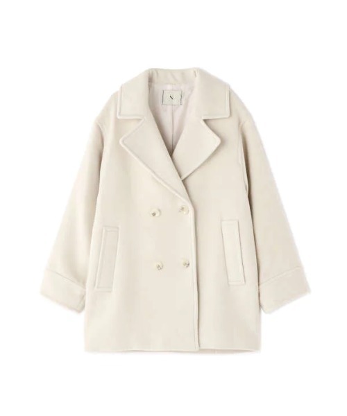 N.(N. Natural Beauty Basic)(エヌエヌナチュラルビューティーベーシック)の「【S Size Line】◆ビックカラーダブルミディコート(その他アウター・レディース・オフホワイト/モカ/チェック・SMALL/MEDIUM)」の19枚目の写真