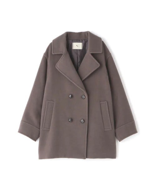 N.(N. Natural Beauty Basic)(エヌエヌナチュラルビューティーベーシック)の「【S Size Line】◆ビックカラーダブルミディコート(その他アウター・レディース・オフホワイト/モカ/チェック・SMALL/MEDIUM)」の21枚目の写真