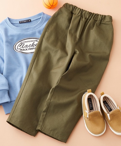 SHISKY(シスキー)の「SHISKY / シスキー リブウエスト ツイル / デニム / コーデュロイ シェフパンツ キッズ(デニムパンツ・キッズ・キャメル/ベージュ系その他/インディゴブルー/ベージュ/ブラック系その他2/ネイビー/ブラウン/ブラック/カーキ/ブラック系その他・110/150/130/160/140/120)」の7枚目の写真