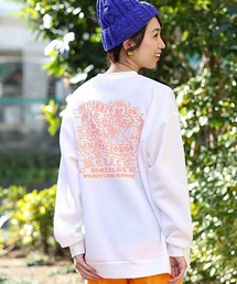 チチカカ | パイル起毛バックプリントプルオーバー(スウェット)